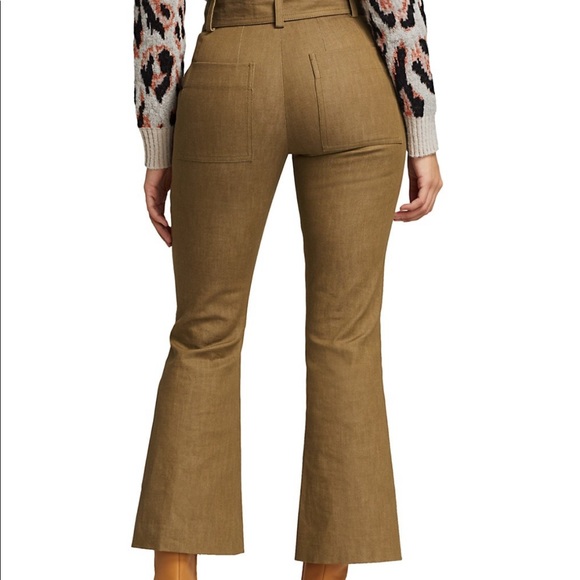 Derek Lam 10 Crosby Cropped Flare Pants - Picture 3 of 13